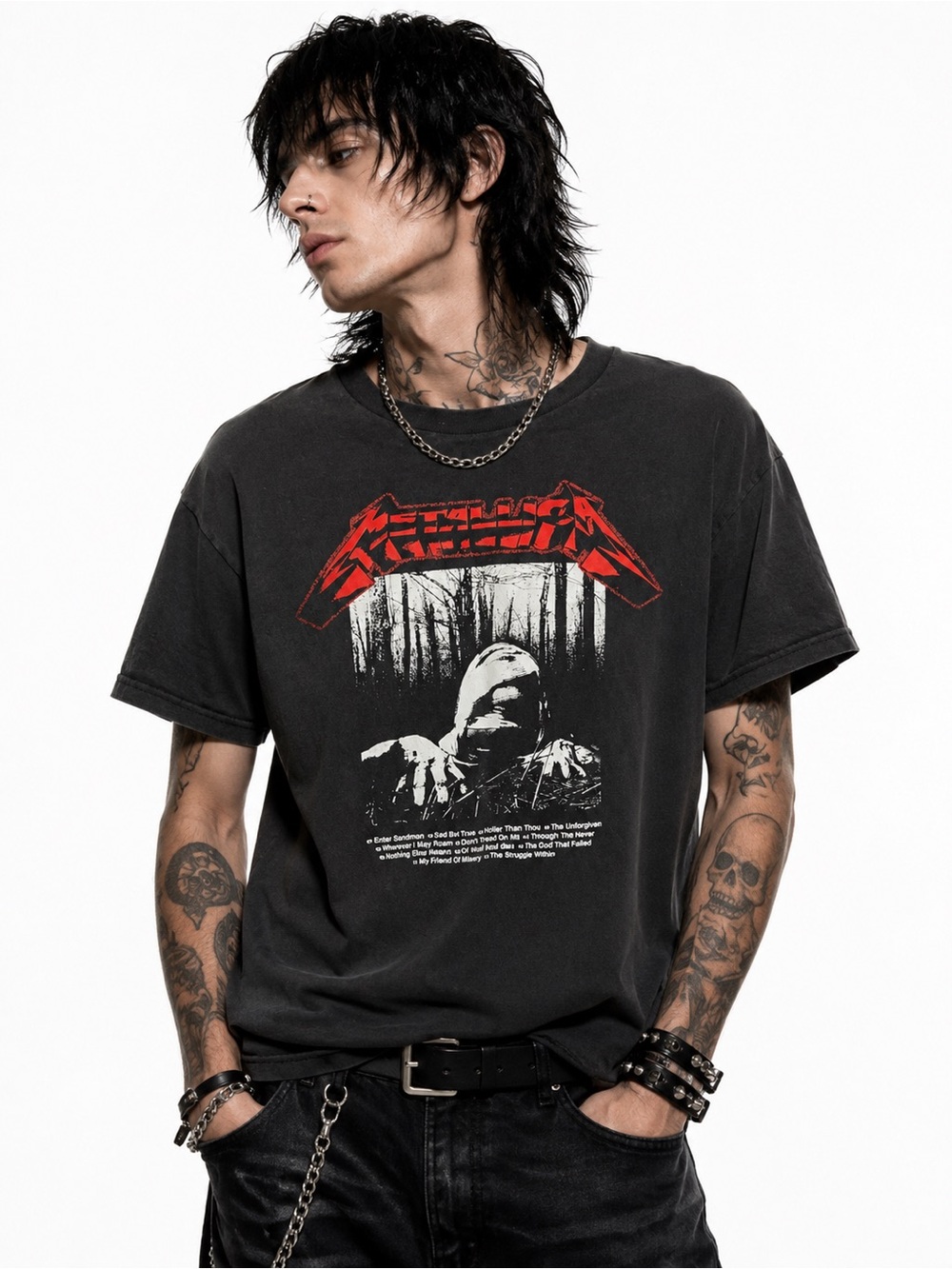 Metallica Black graphic tshirt
